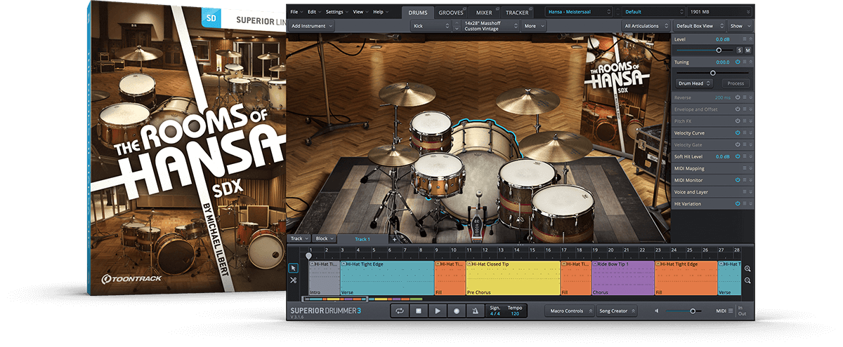 Toontrack SDX  -- The Rooms  of Hansa